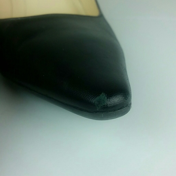 CALVIN KLEIN l Dolly Pumps Black Pointed Toe - Picture 8 of 8